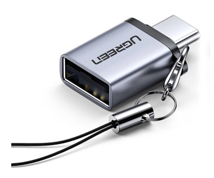 Przejściówka UGREEN US270 Adapter USB Typu C do USB 3.0 szary
